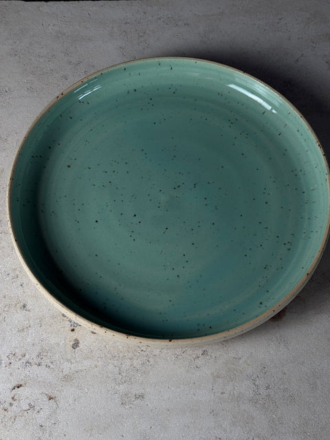 KERAMIK SERVIERTELLER, MINT