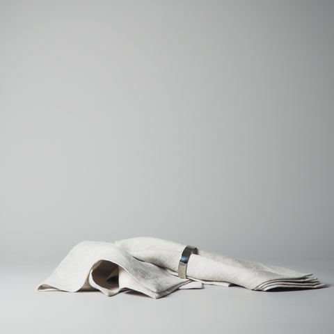 LEINEN SERVIETTEN, 2er SET, MELANGE