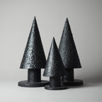 METALL TANNENBAUM, SCHWARZ