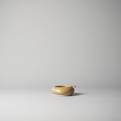 KERAMIK SALZSCHALE, KARAMELLBEIGE