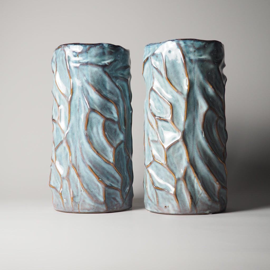 STYLE VASE, BLUE, 2er SET