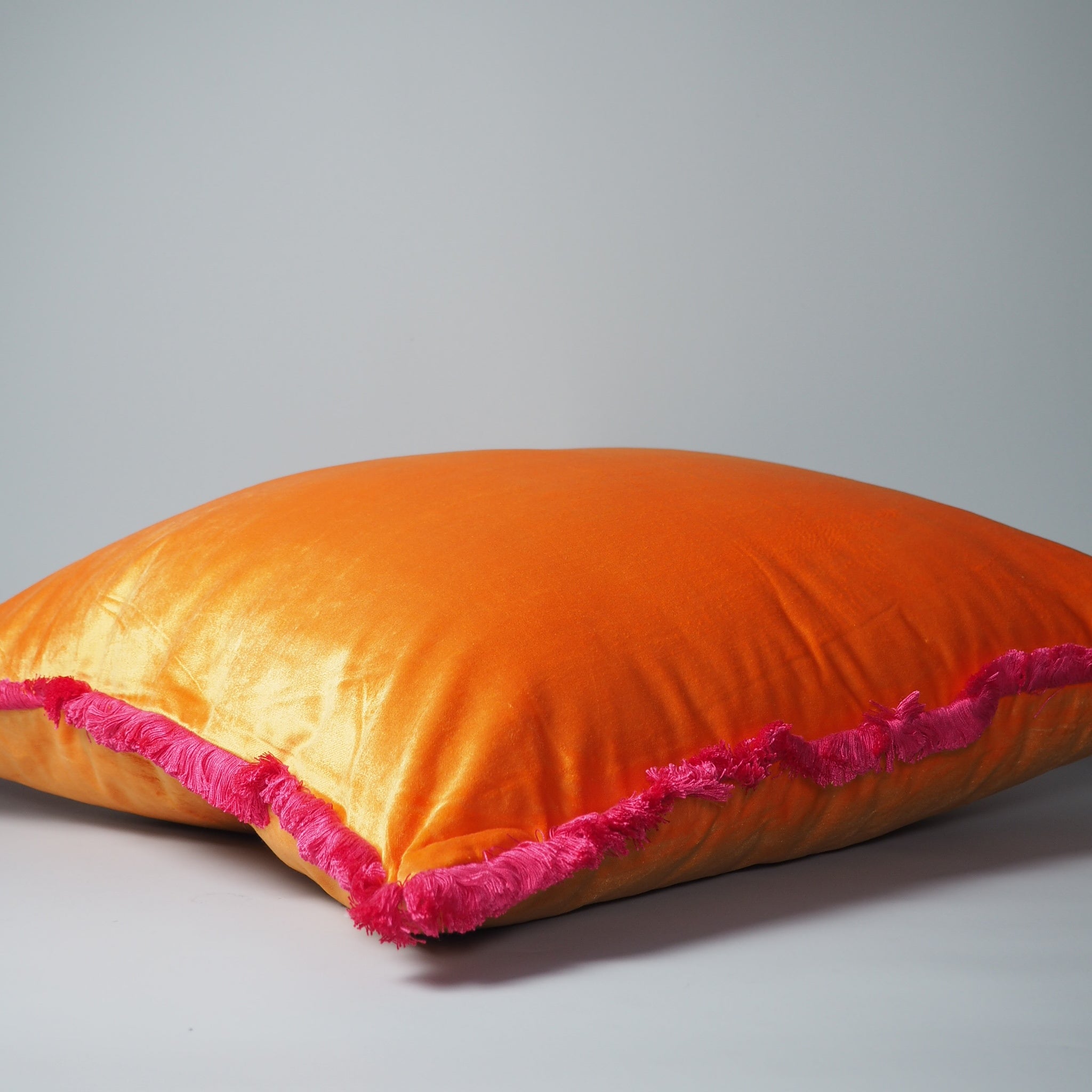 COLMORE KISSEN, UNI, ORANGE/PINK