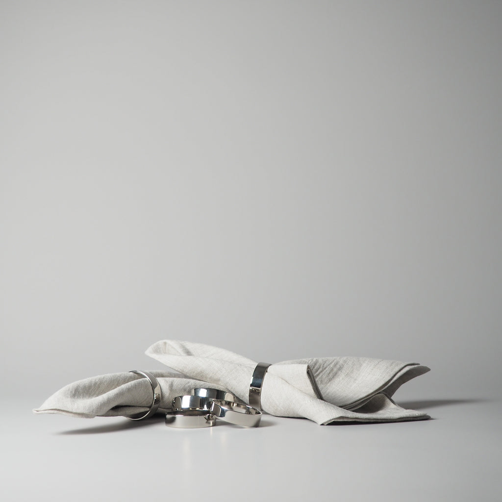 LEINEN SERVIETTEN, 2er SET, MELANGE