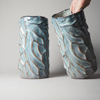 STYLE VASE, BLUE, 2er SET