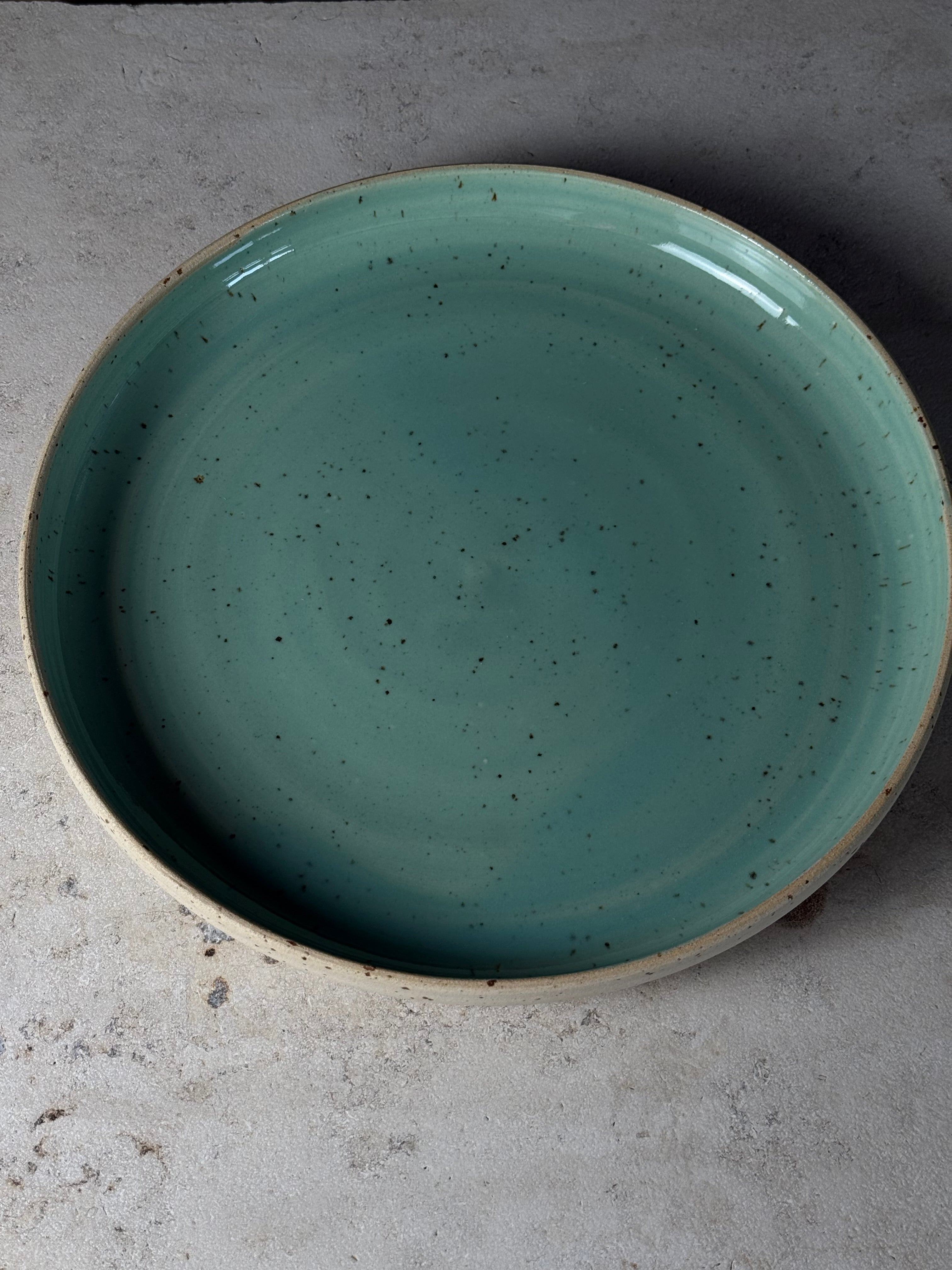 KERAMIK SERVIERTELLER, MINT