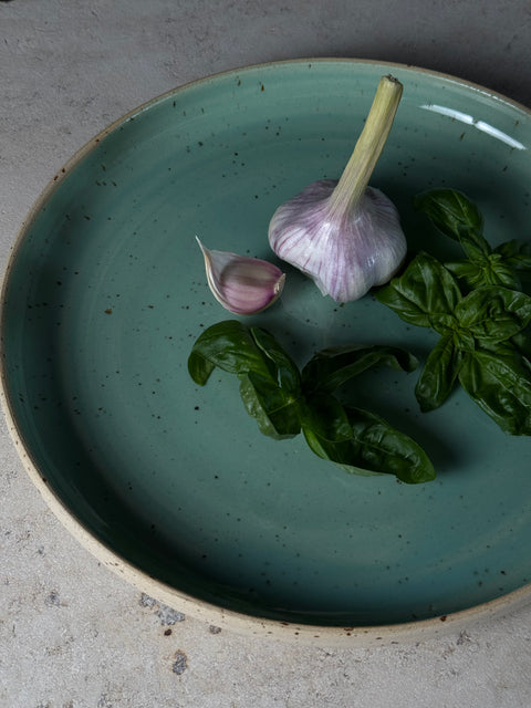 KERAMIK SERVIERTELLER, MINT