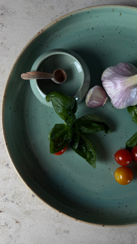 KERAMIK SALATSCHALE, MINT