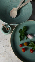 KERAMIK SCHALEN-SET, MINT