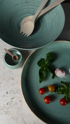 KERAMIK SALATSCHALE, MINT