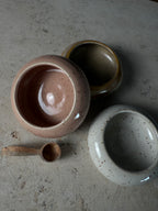 KERAMIK SALZSCHALE, ROSÉ